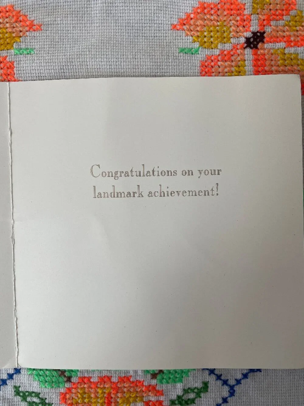 Vintage Congratulations Card